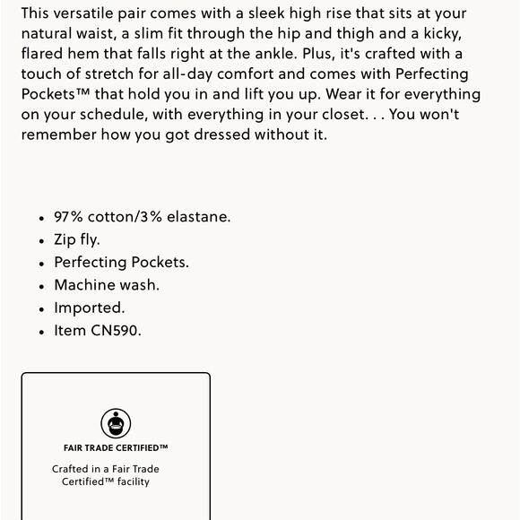 J. Crew Charley kickout cropped pant in chino Navy NWT size 24 - Picture 11 of 12